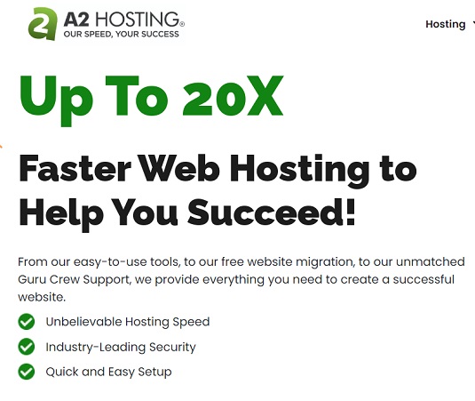 A2Hosting.com プロモーションコード