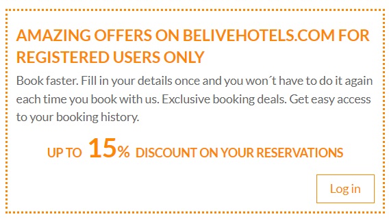 BeLiveHotels.com プロモーションコード