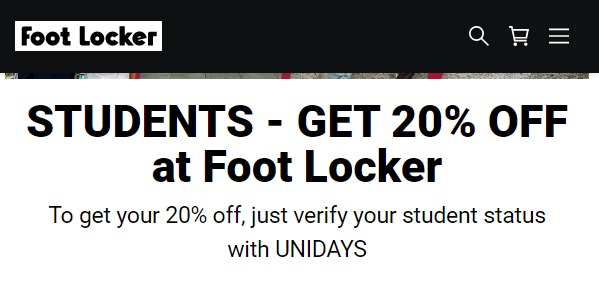 footlocker プロモーションコード