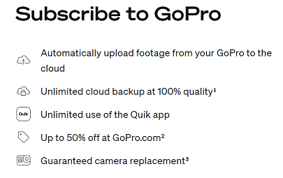 GoPro プロモーションコード